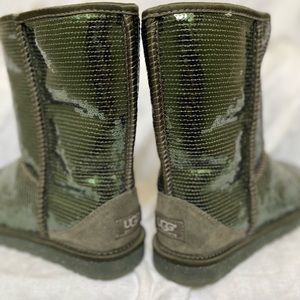 UGG Green Sequin Boot
